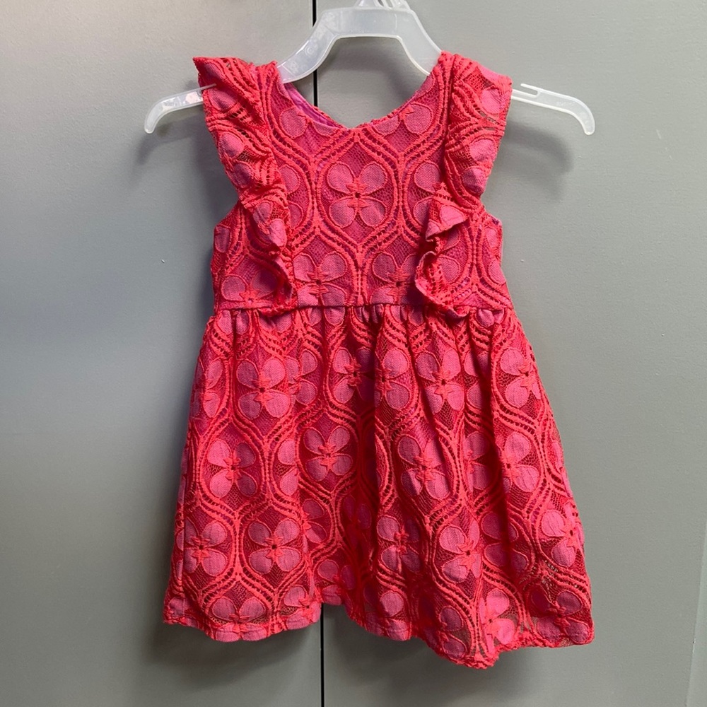 Genuine Kids by Oshkosh 2T Lace Pink Dress